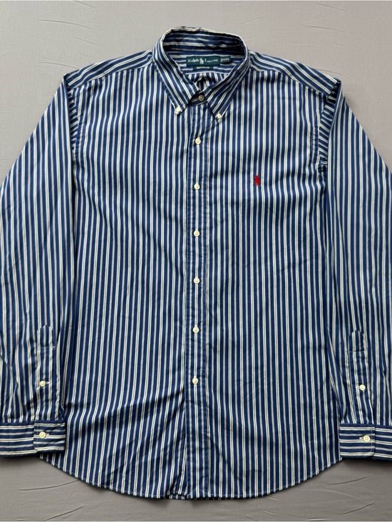 Ralph Lauren Other - Ralph Lauren Button Down Shirt Mens XXL Blue White Striped Red Pony Logo